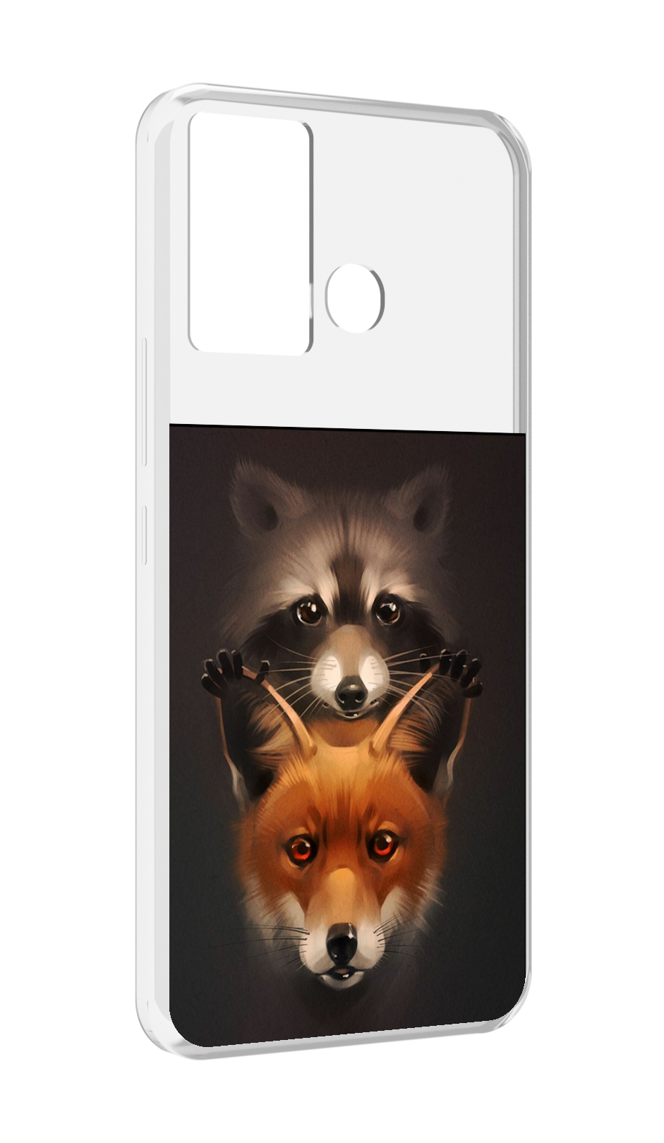 

Чехол MyPads енотик-лисенок для Infinix Hot 12 Play, Прозрачный, Tocco