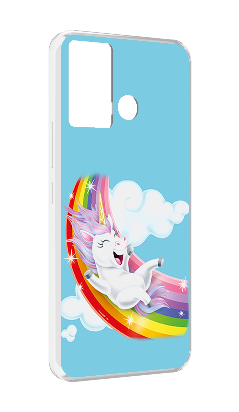 

Чехол MyPads единорог-на-радуге для Infinix Hot 12 Play, Прозрачный, Tocco