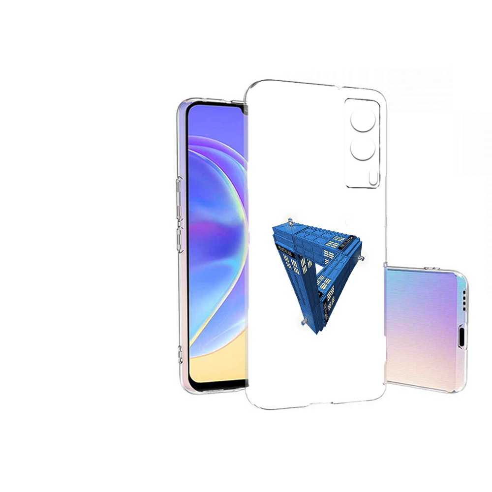 

Чехол MyPads Tocco для Vivo V21E головолока абстракция (PT161736.380.291), Прозрачный, Tocco