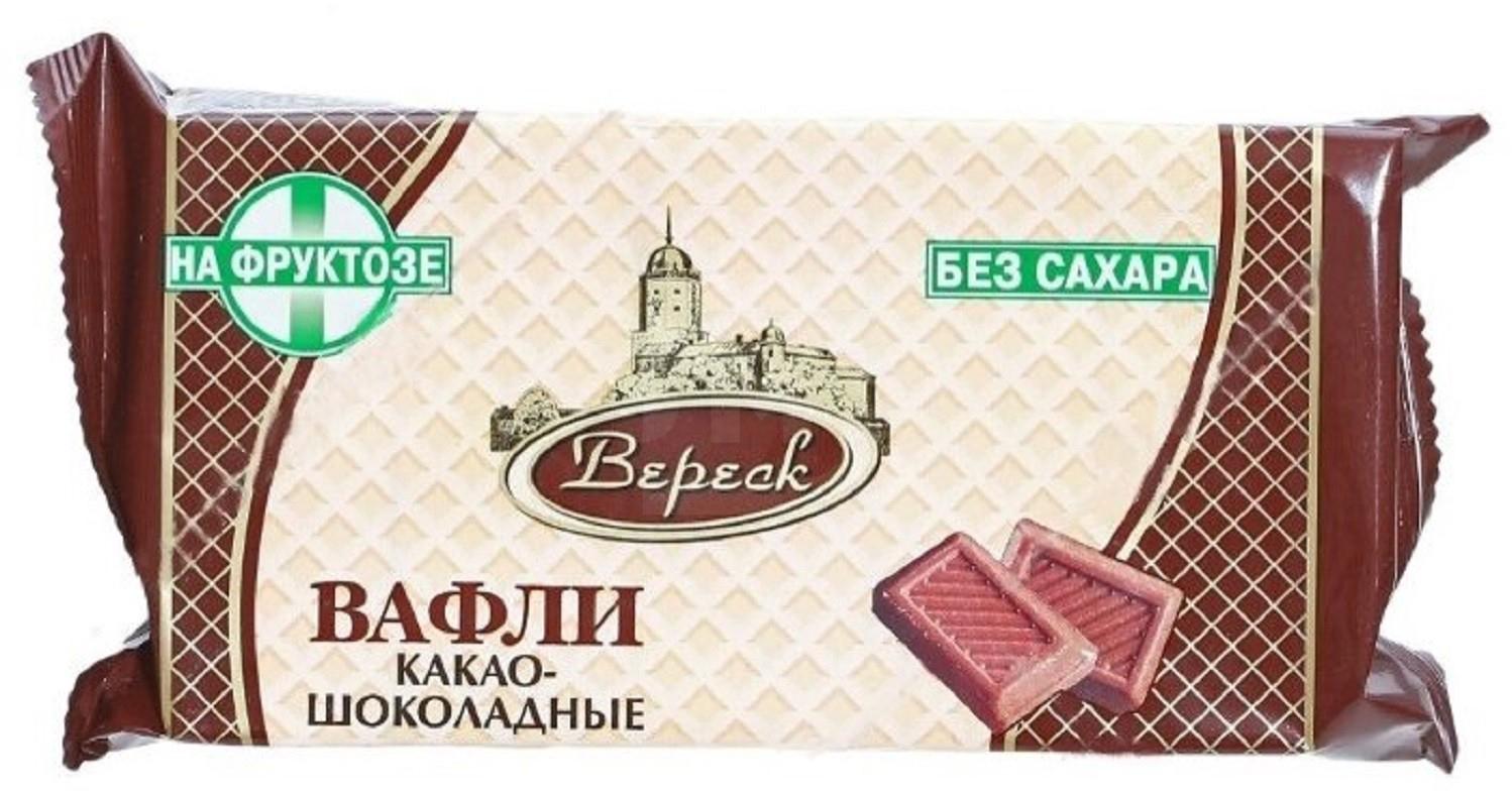 фото Вафли вереск на фруктозе 105 г в ассортименте