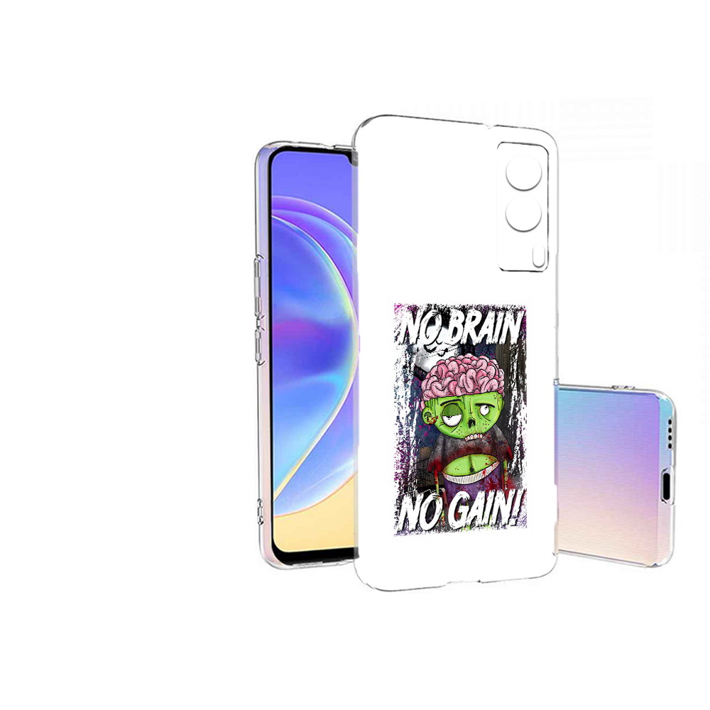 

Чехол MyPads Tocco для Vivo V21E глупый зомби (PT161736.380.289), Прозрачный, Tocco
