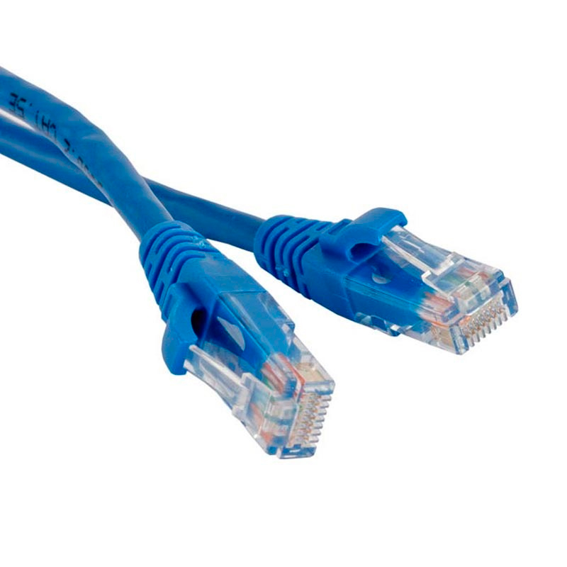 Патч-корд Lanmaster RJ45 - RJ45 вилка-вилка 1м (TWT-45-45-1.0-BL) синий