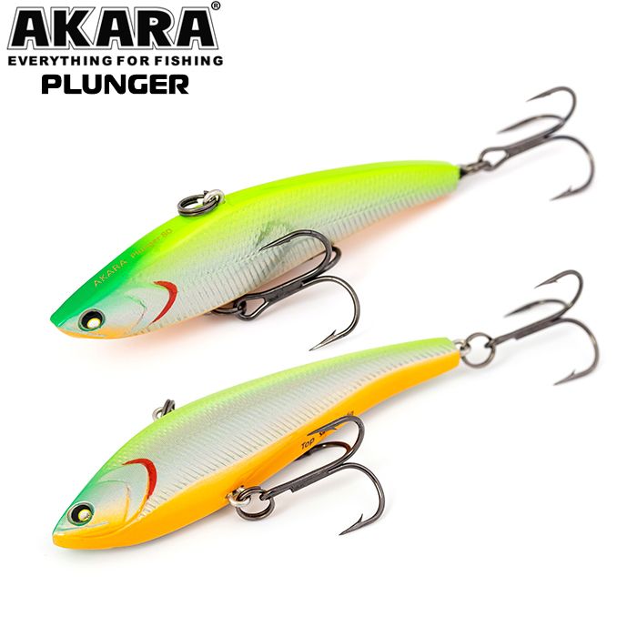 

Воблер Akara раттлин Plunger 80 мм 16 гр 4/7 oz 3,1 in A122, Разноцветный, Plunger