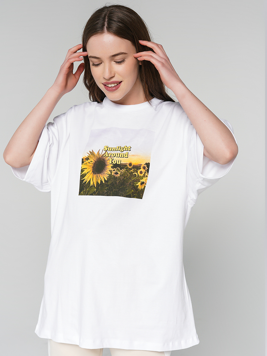 

Футболка женская ТВОЕ 81722 белая M/L, 81722