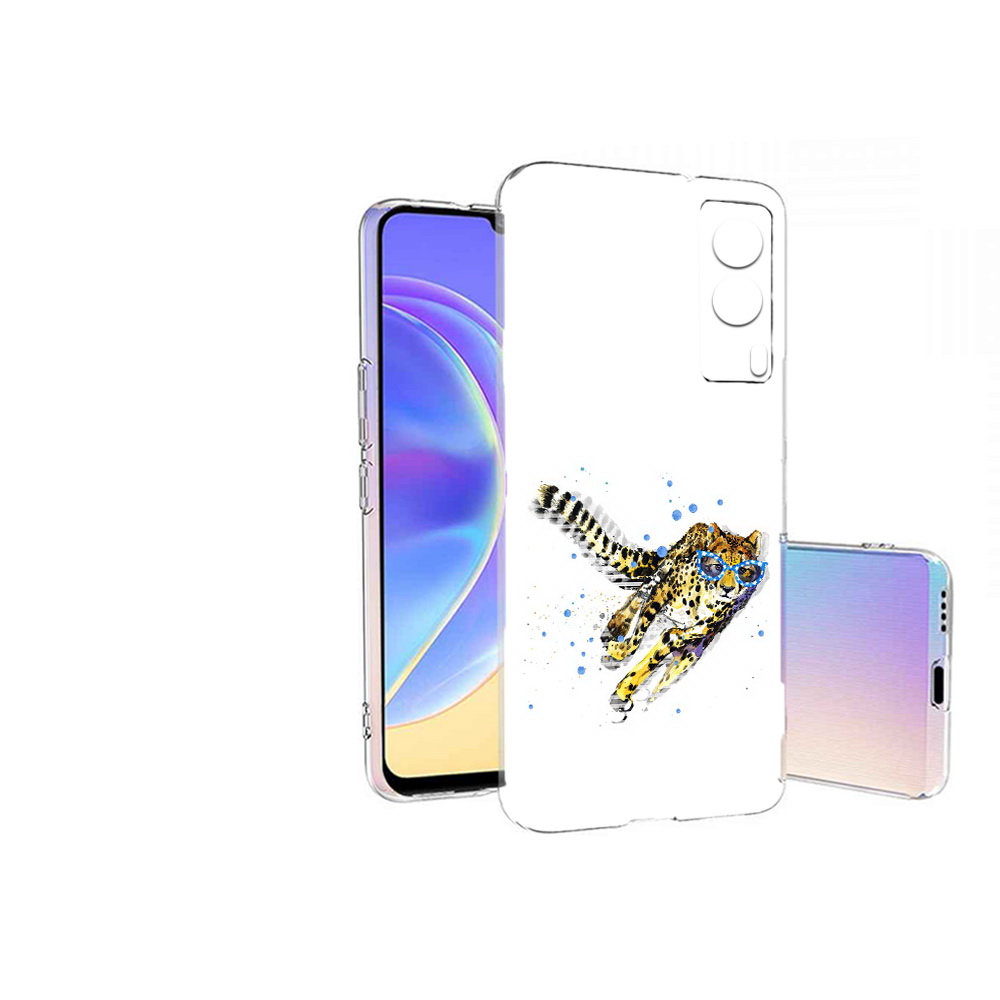 

Чехол MyPads Tocco для Vivo V21E гепард в очках (PT161736.380.287), Прозрачный, Tocco