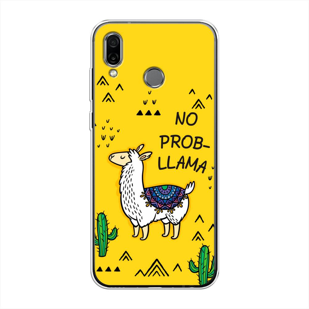 

Чехол Awog на Honor Play "No probLLama", Разноцветный, 66250-2