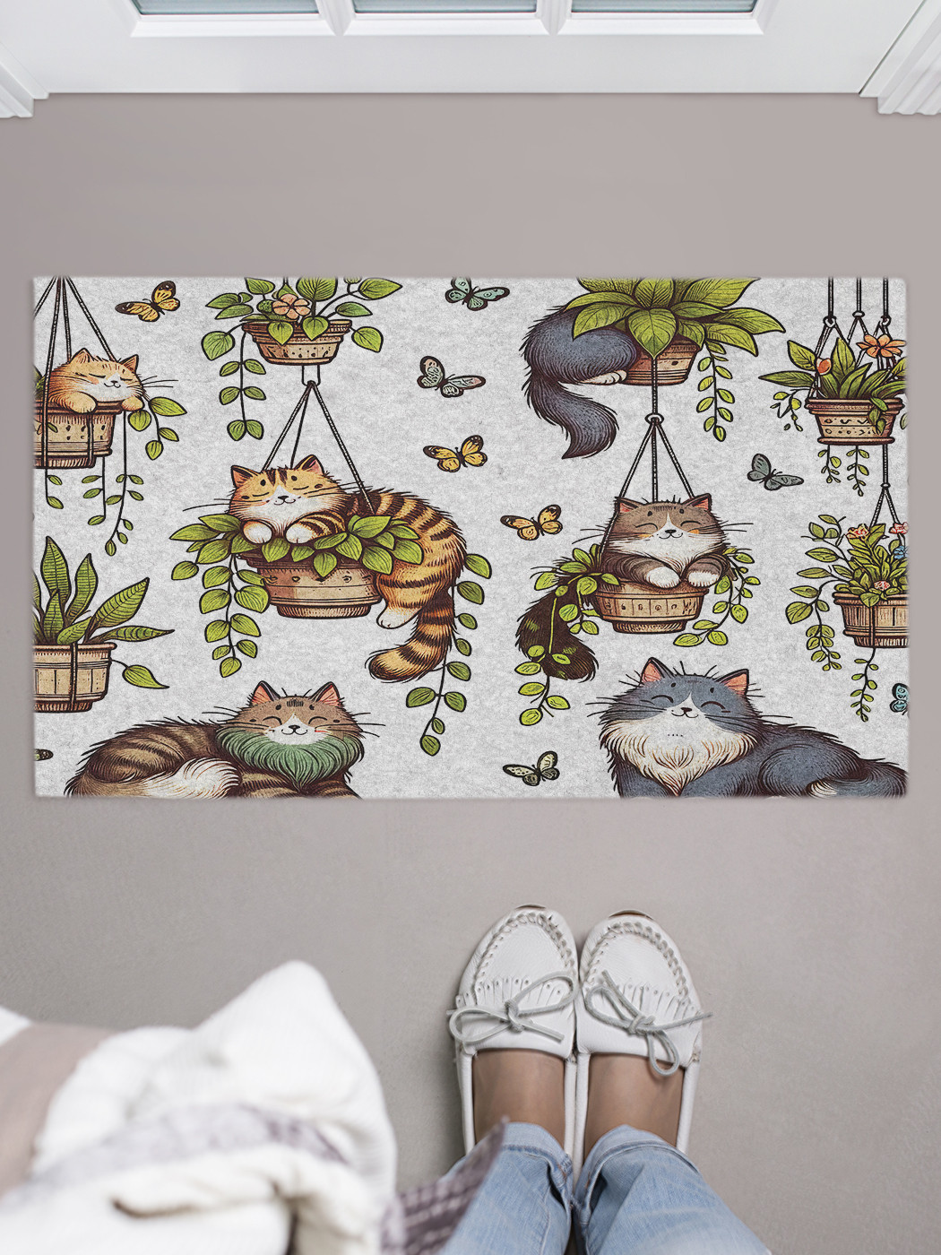 

Коврик придверный JoyArty Шкодные коты, door_sd1719