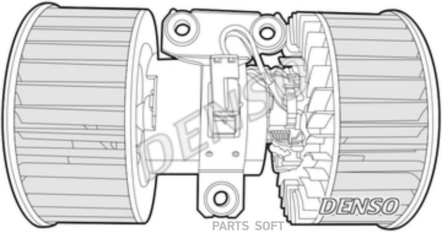 

DENSO DEA05002 Вентилятор обдува салона 1шт