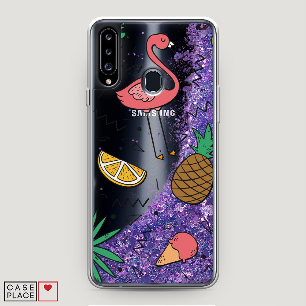 

Чехол Awog на Samsung Galaxy A20s / Самсунг A20s "Гавайский фон", Разноцветный, 2100892-1