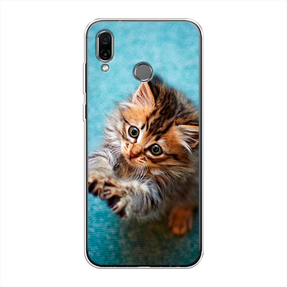 

Чехол Awog на Honor Play "Котенок просит есть", Разноцветный, 66250-2