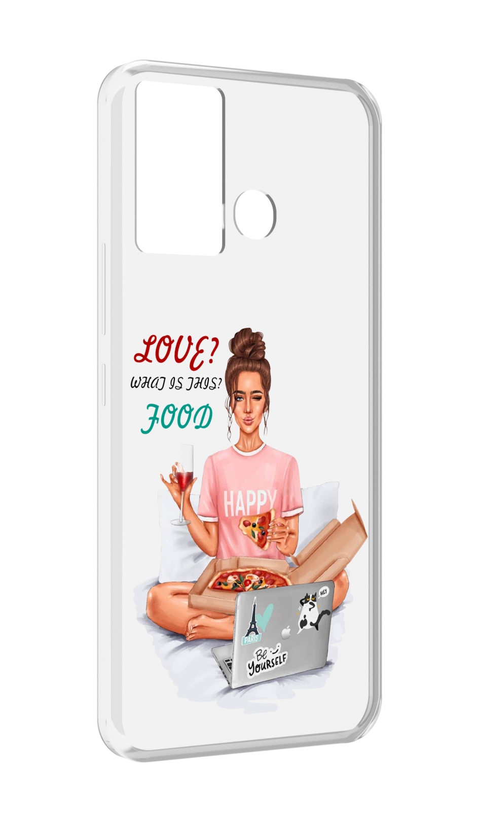 

Чехол MyPads девушка-с-ноутбуком женский для Infinix Hot 12 Play, Прозрачный, Tocco
