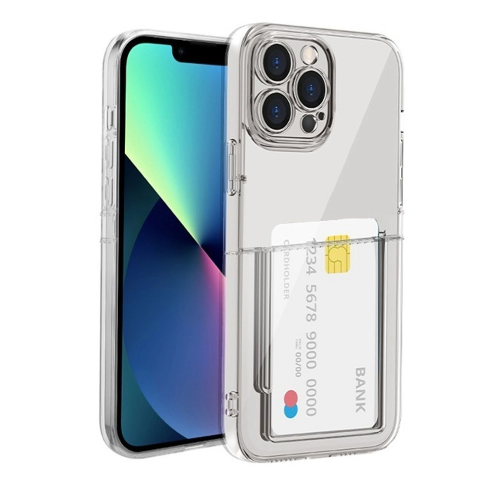 

Чехол Marubozu для iPhone 13 Pro c картхолдером прозрачный