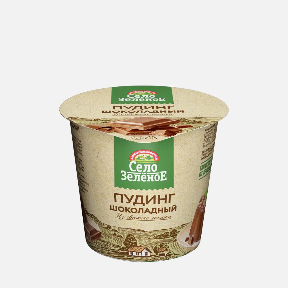 Пудинг Село Зеленое шоколад 3% 120 г бзмж