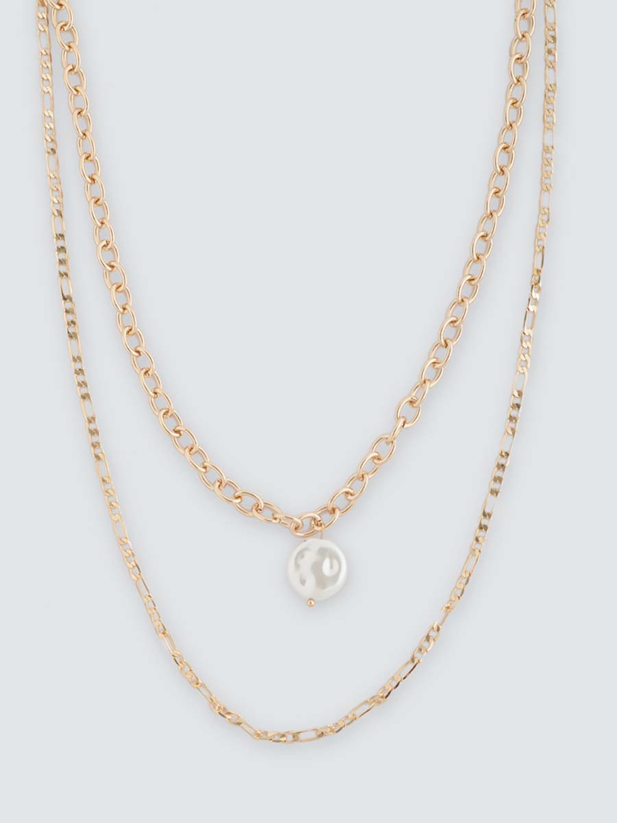 

Колье из металла с пластиком 41 см Marmalato 868-1063, 868-1063