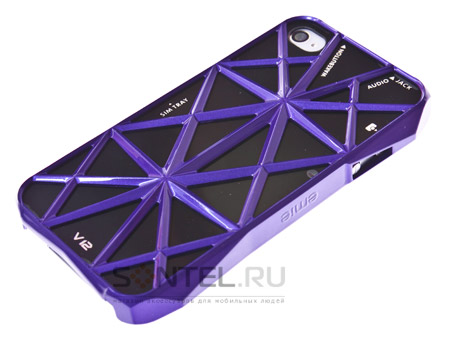 

Задняя накладка Emie Aventador для iPhone 4/4S Purple, Фиолетовый, Aventador