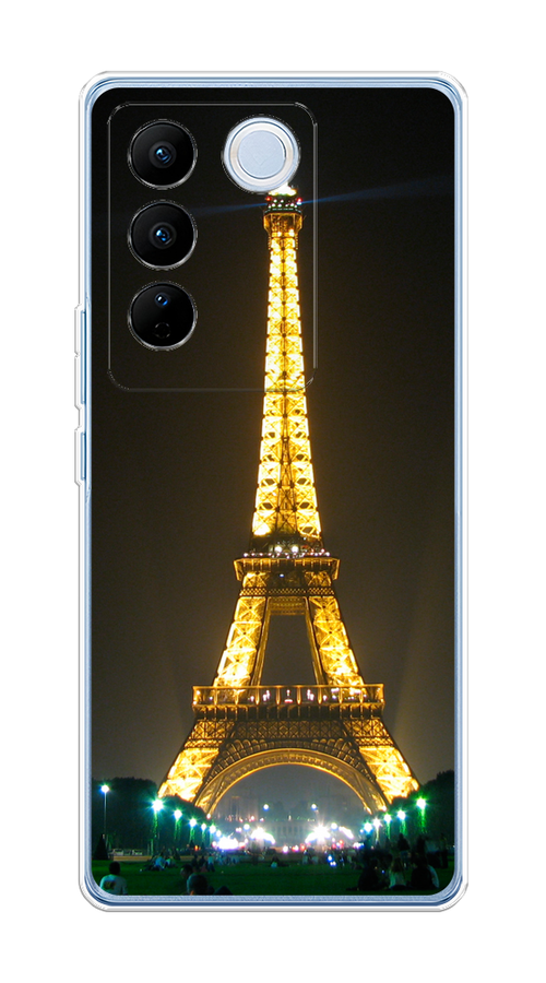 

Чехол на Vivo V27/V27 Pro "Париж 2", Желтый;серый, 268450-2