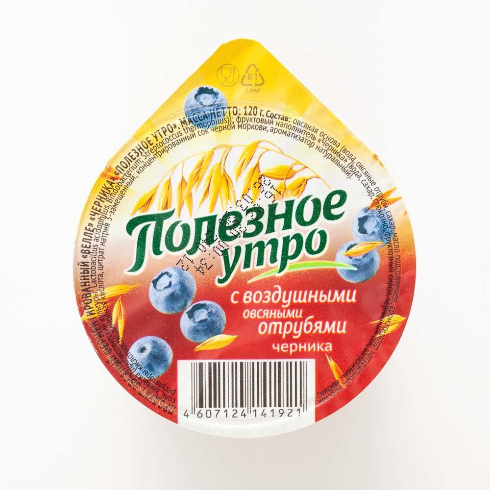 

Продукт Velle овсяный полезное утро черника 120 г бзмж
