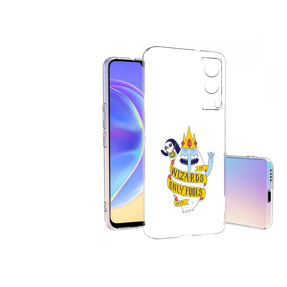 

Чехол MyPads Tocco для Vivo V21E время приключений снежный король (PT161736.380.278), Прозрачный, Tocco