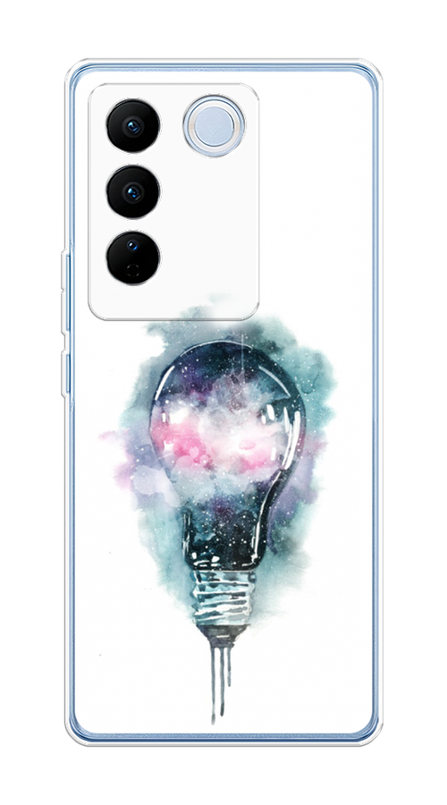 

Чехол на Vivo V27/V27 Pro "Волшебная лампа", Белый;серый, 268450-4