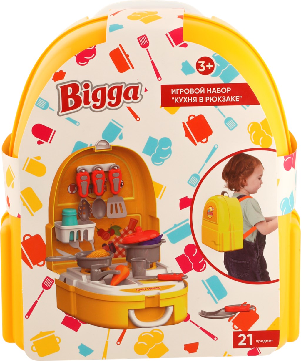 фото Игровой набор кухня в рюкзаке bigga