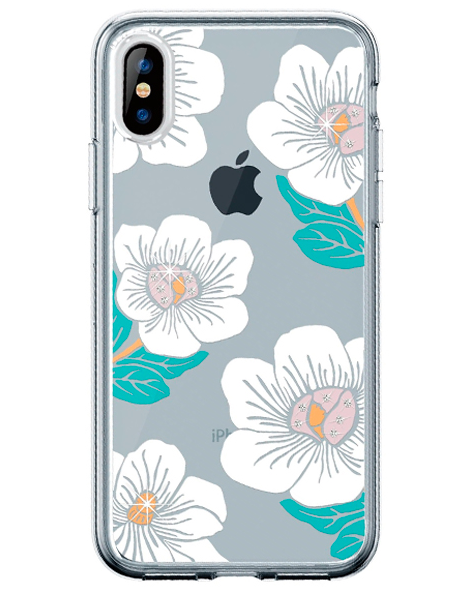 

Чехол-накладка Devia Blossom Crystal Series Case для Apple iPhone XS Max пластик White