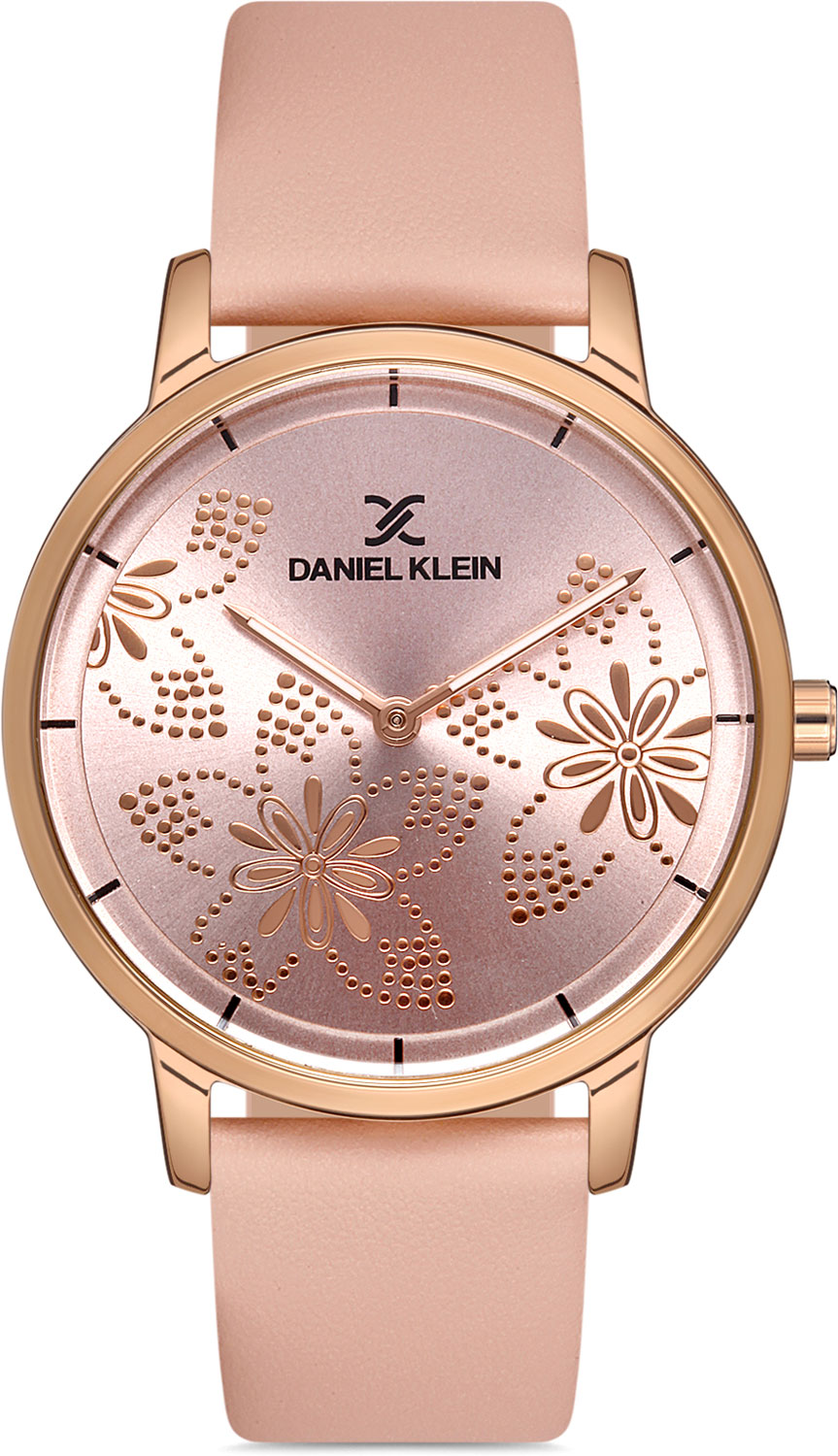 фото Наручные часы женские daniel klein dk.1.12896-5 розовые