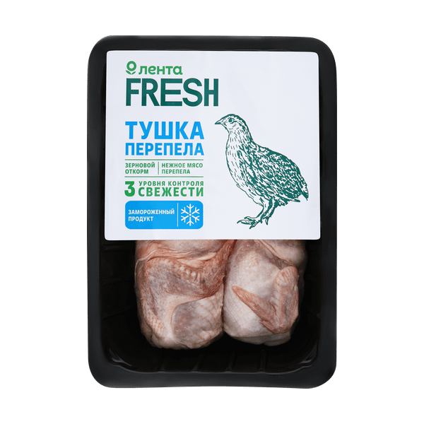 

Тушка перепела Лента Fresh замороженная 500 г