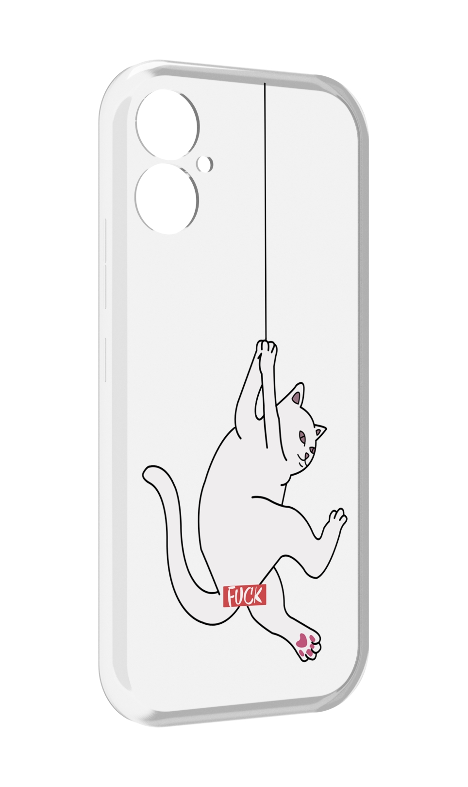 

Чехол MyPads котяра-на-веревке для Tecno Spark 9 Pro \ Spark 9T, Прозрачный, Tocco