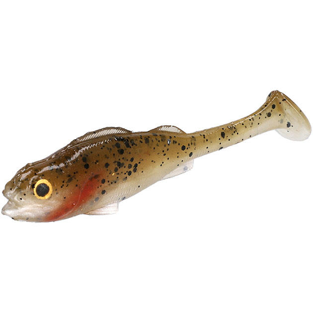

Силиконовая приманка Mikado Real Fish 65 мм, ruffe, 6 шт., Коричневый, Real Fish