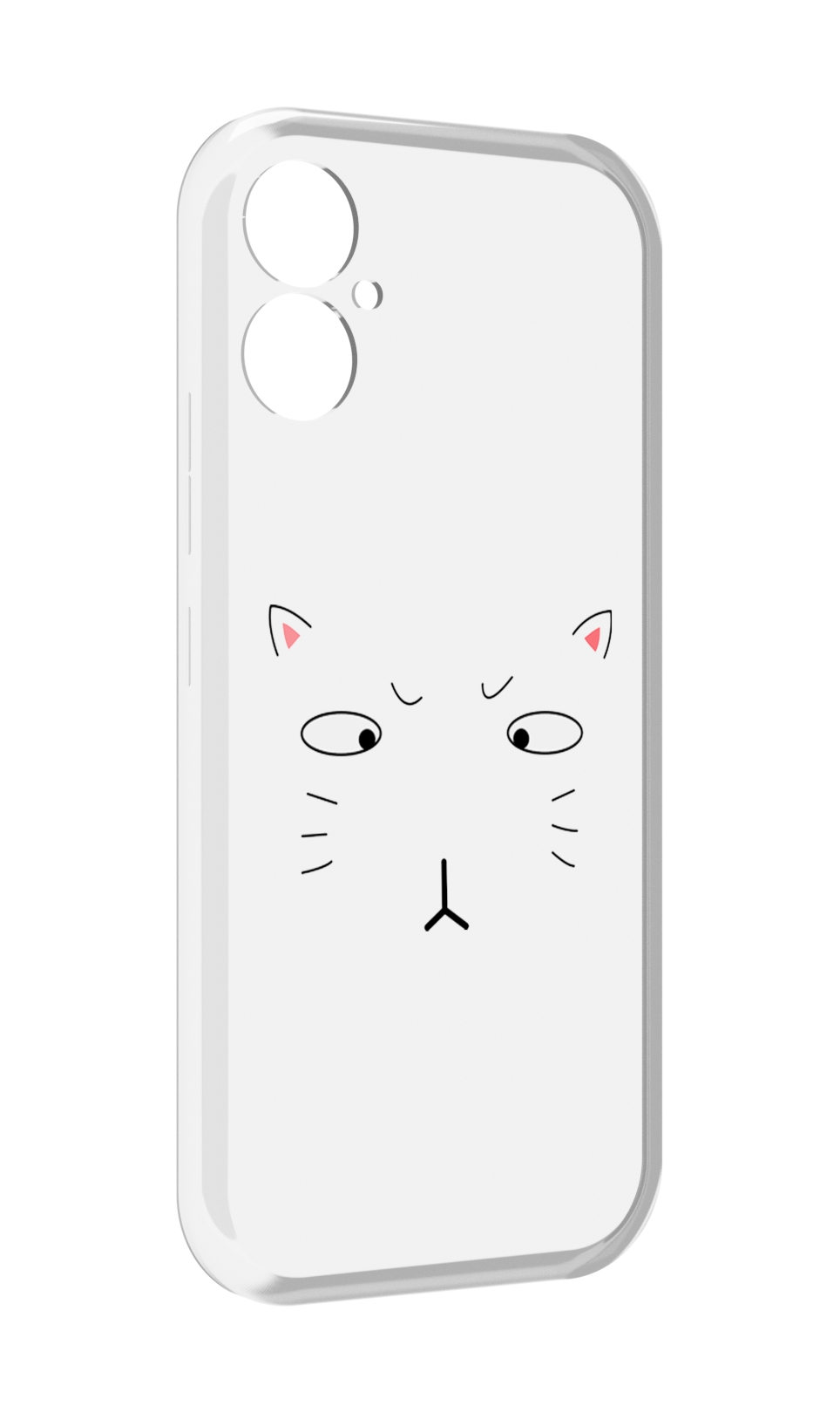 

Чехол MyPads кот-части-лица для Tecno Spark 9 Pro \ Spark 9T, Прозрачный, Tocco