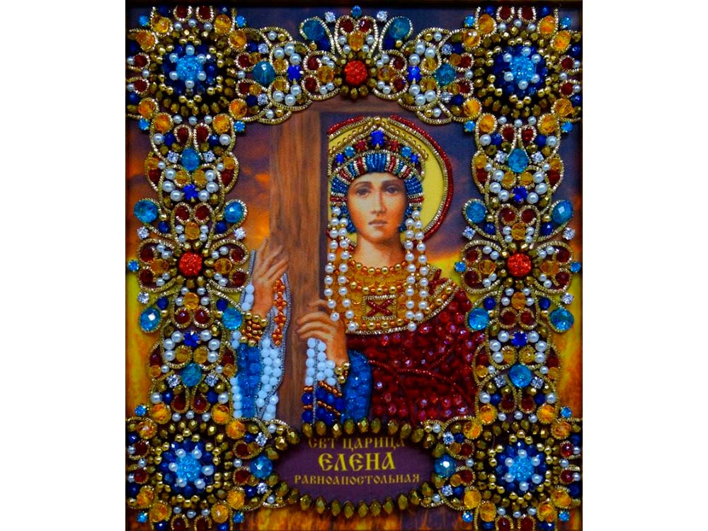 

Набор вышивки хрустальными камнями «Святая Елена»