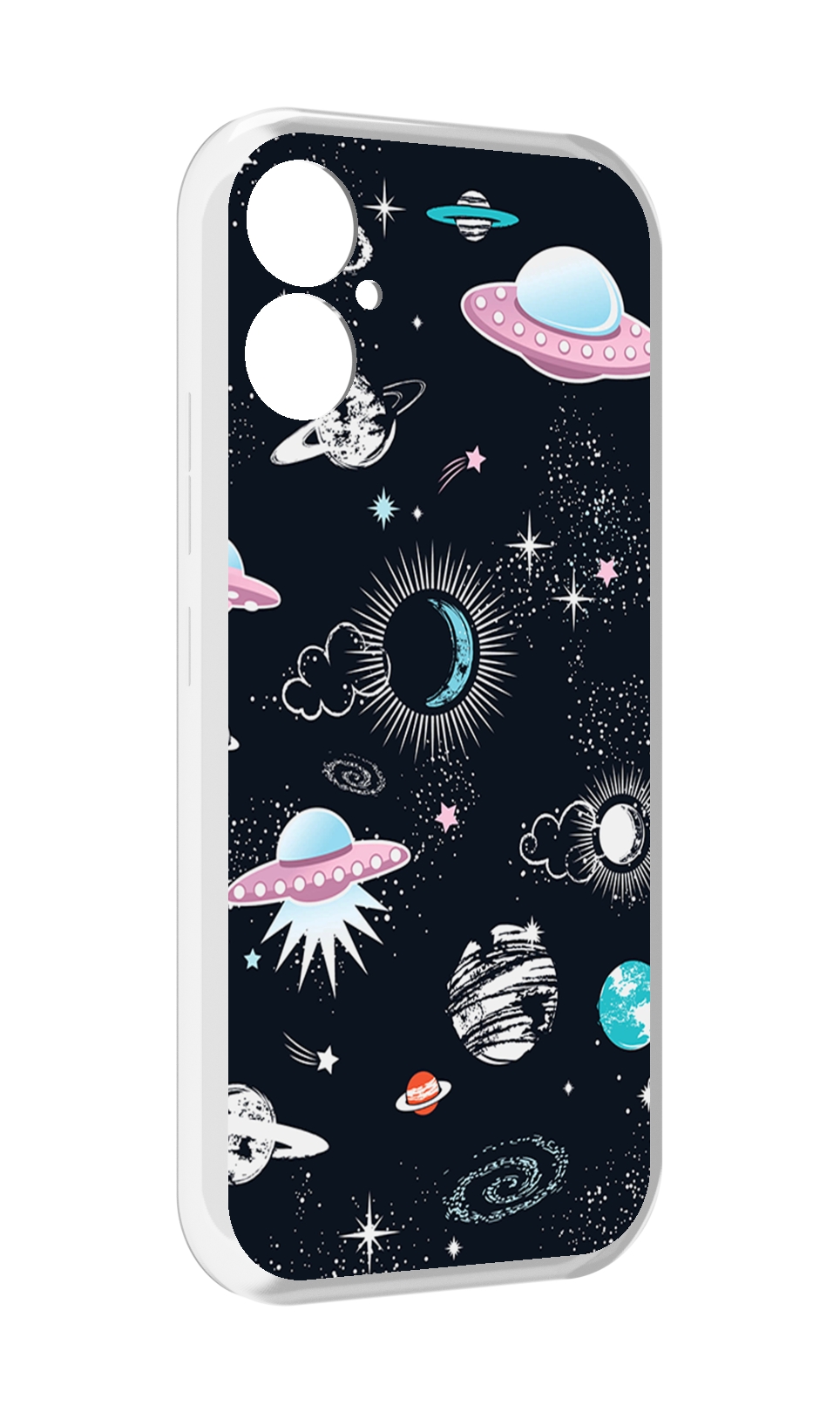 

Чехол MyPads космос-мини-картинки для Tecno Spark 9 Pro \ Spark 9T, Прозрачный, Tocco