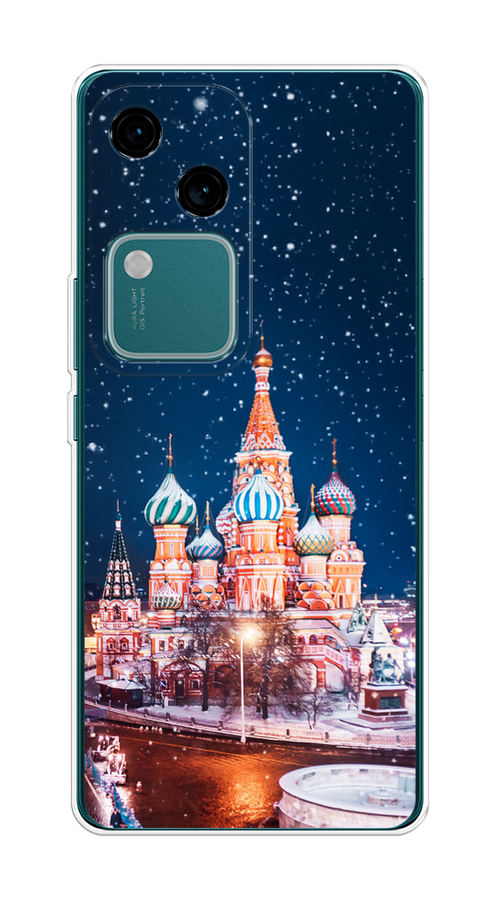 

Чехол на Vivo V30/S18 "Москва 1", Коричневый;синий;белый, 2610250-1
