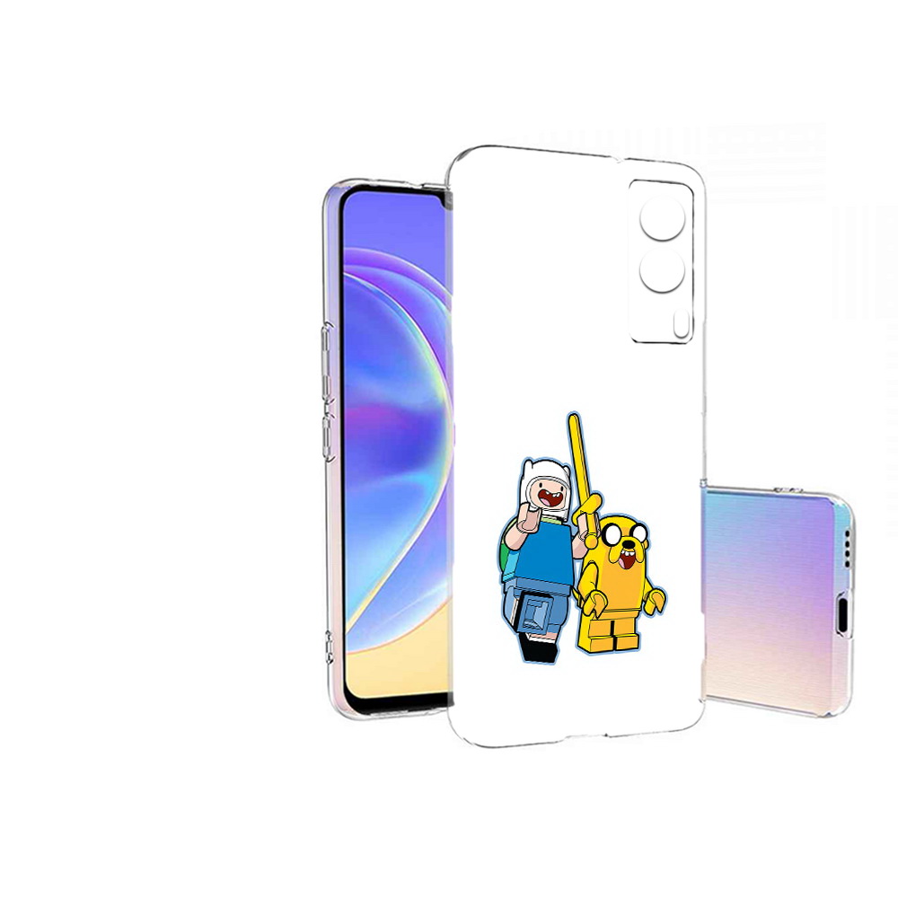 

Чехол MyPads Tocco для Vivo V21E время приключений лего (PT161736.380.274), Прозрачный, Tocco
