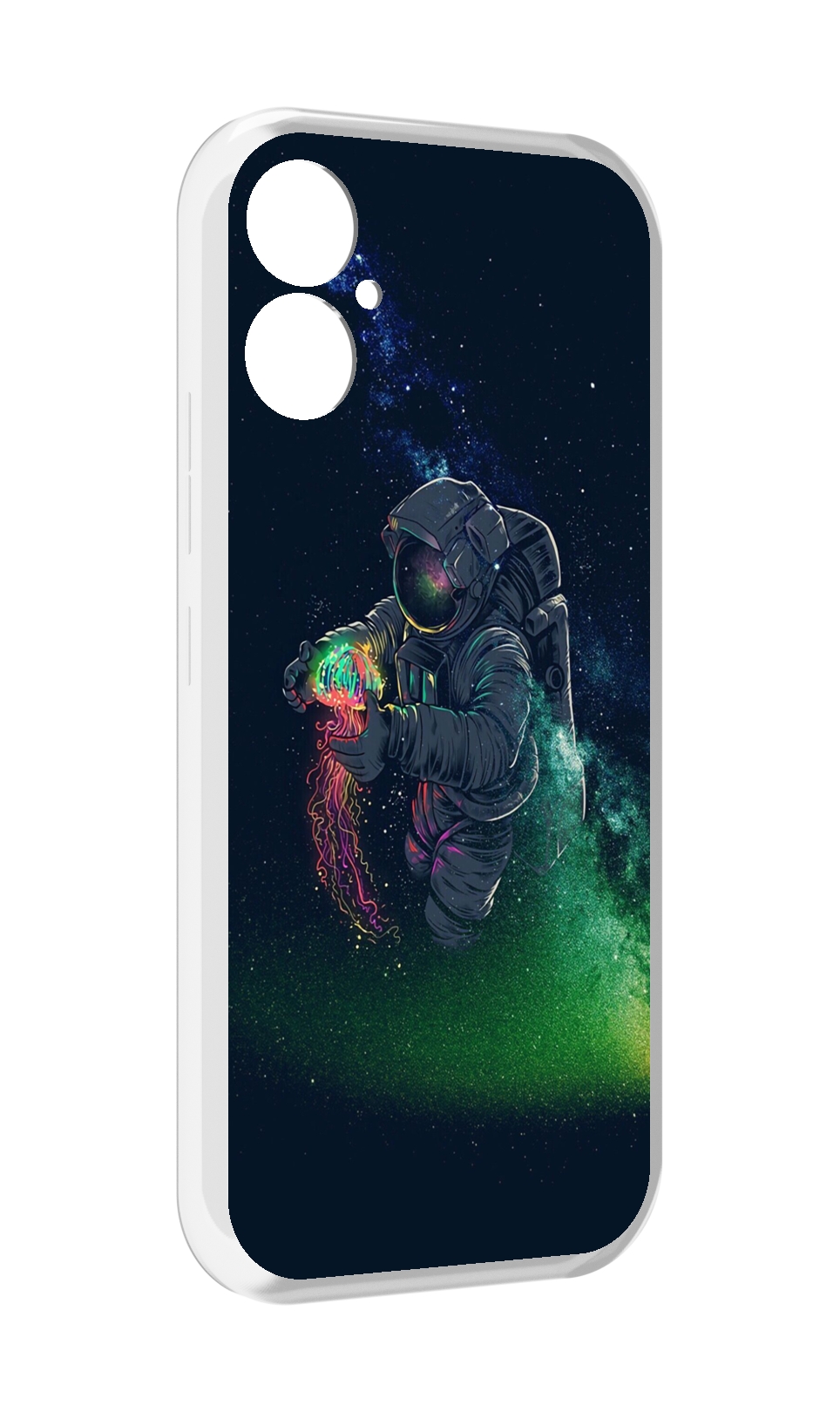 

Чехол MyPads космонавт-с-оружием-арты для Tecno Spark 9 Pro \ Spark 9T, Прозрачный, Tocco