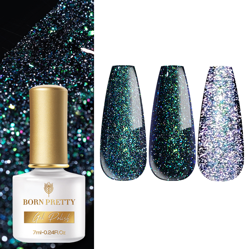 

Гель-лак Born Pretty Reflective Glitter Flash RGF-09 53087-09, 7 мл