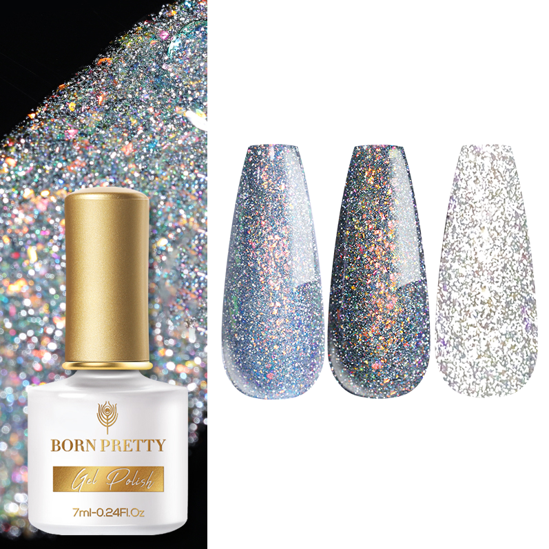 

Гель-лак Born Pretty Reflective Glitter Flash RGF-04 53087-04, 7 мл