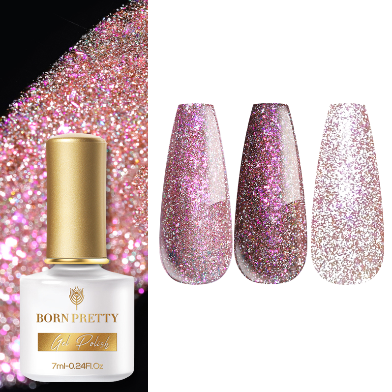 

Гель-лак Born Pretty Reflective Glitter Flash RGF-03 53087-03, 7 мл