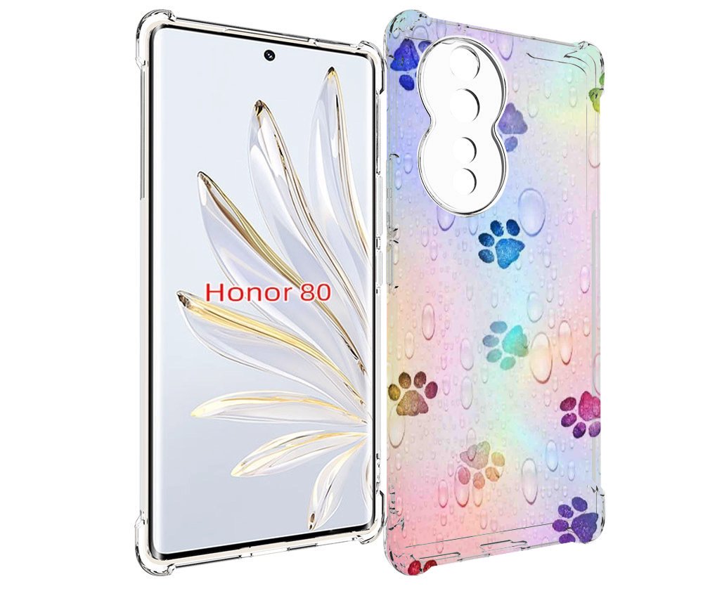

Чехол MyPads лапки для Honor 80, Прозрачный, Tocco