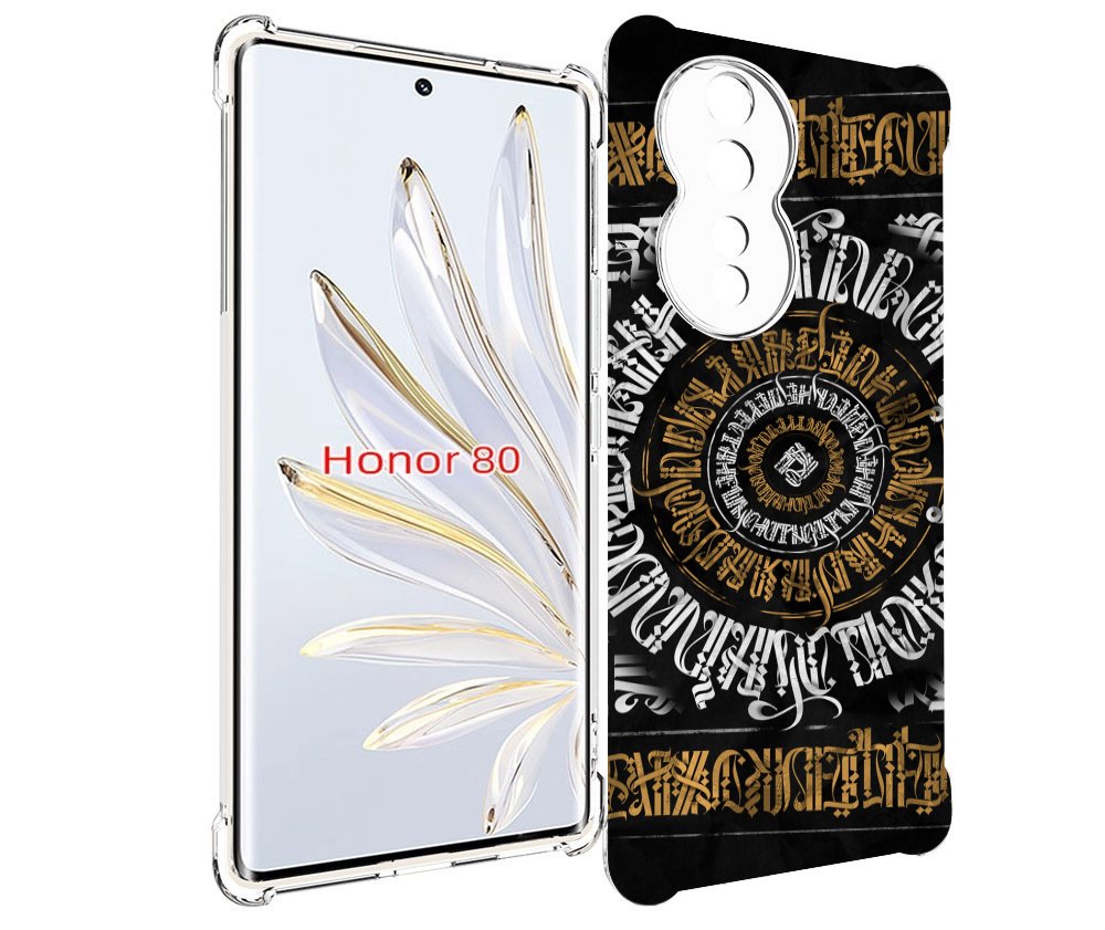 

Чехол MyPads лампас для Honor 80, Прозрачный, Tocco