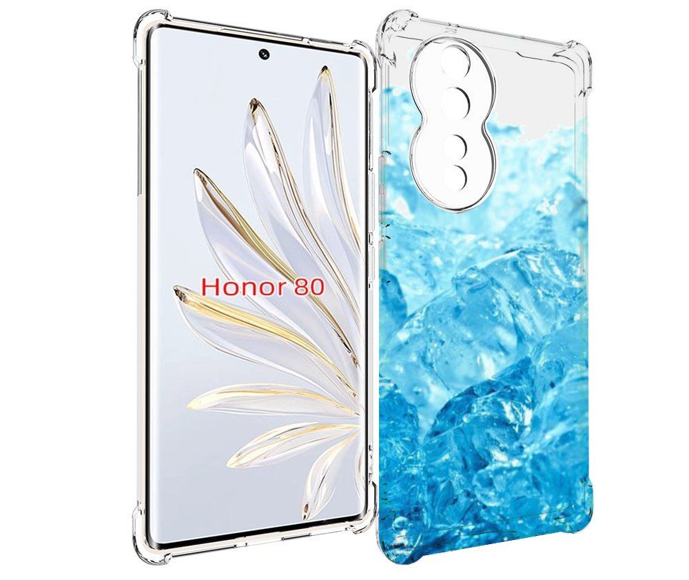 

Чехол MyPads кусочки-льда для Honor 80, Прозрачный, Tocco