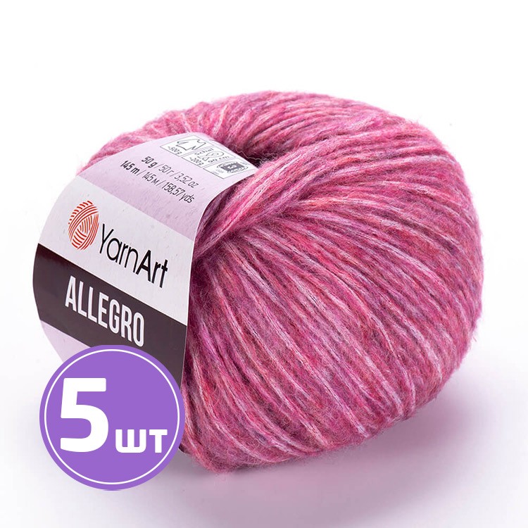 

Пряжа YarnArt Allegro Аллегро 702 мультиколор 5 шт по 50 г, Разноцветный