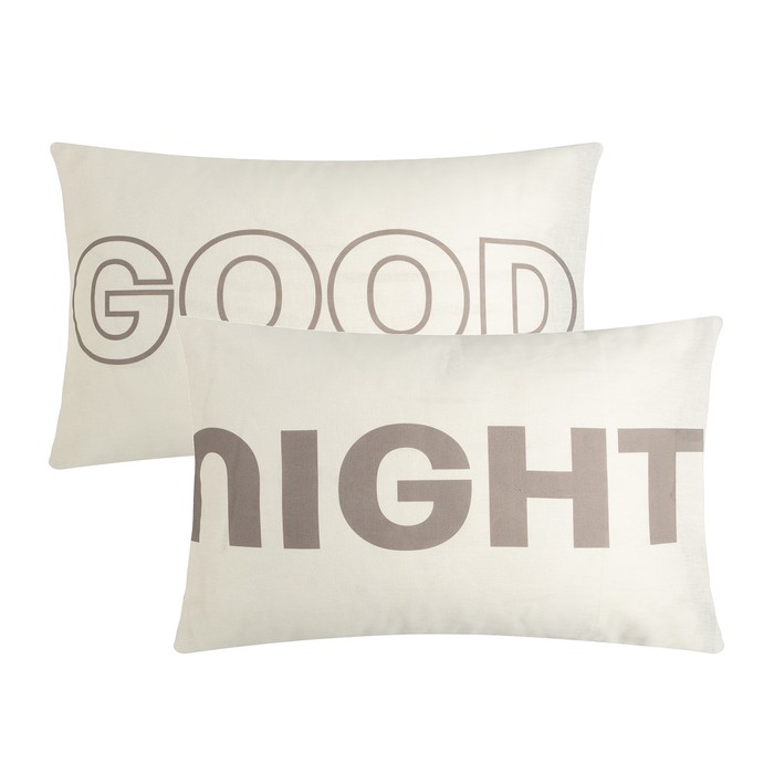 

Комплект наволочек Этель Good night, 50х70 см - 2 шт, 100% хлопок, бязь