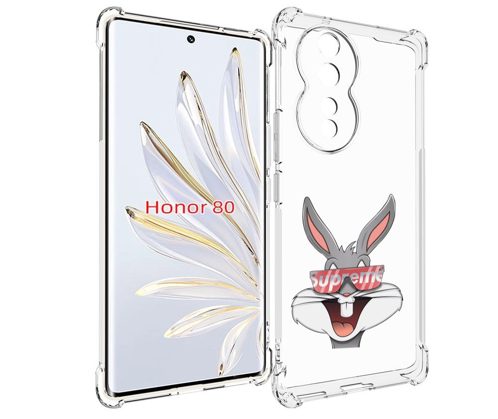 

Чехол MyPads крутой-заяц для Honor 80, Прозрачный, Tocco