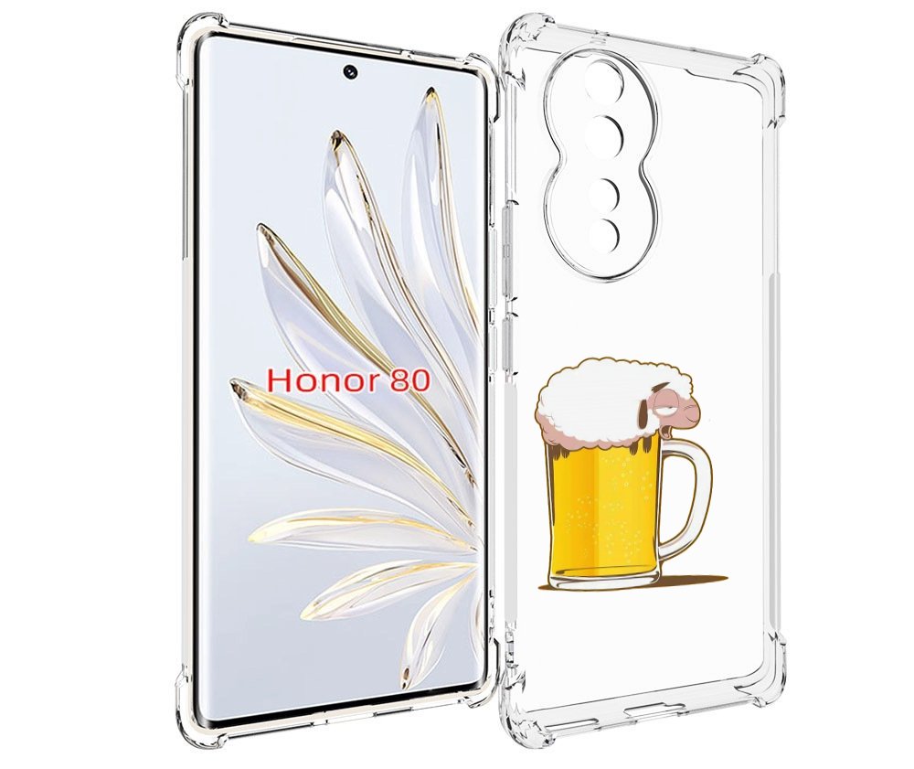 

Чехол MyPads кружка пива для Honor 80, Прозрачный, Tocco