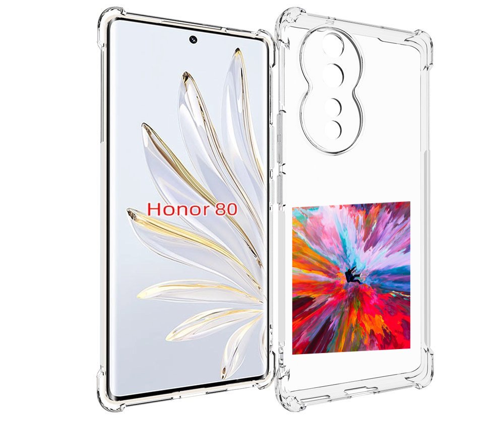

Чехол MyPads красочный астранавт для Honor 80, Прозрачный, Tocco