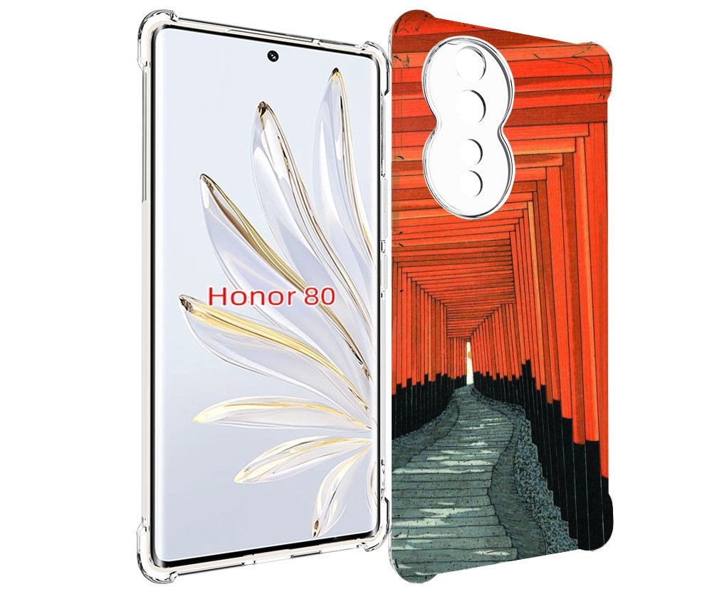 

Чехол MyPads красный коридор для Honor 80, Прозрачный, Tocco