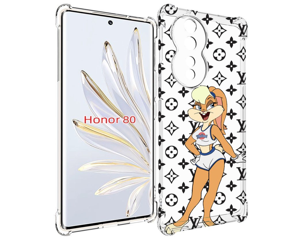 

Чехол MyPads красивый-принт-на-чехол женский для Honor 80, Прозрачный, Tocco
