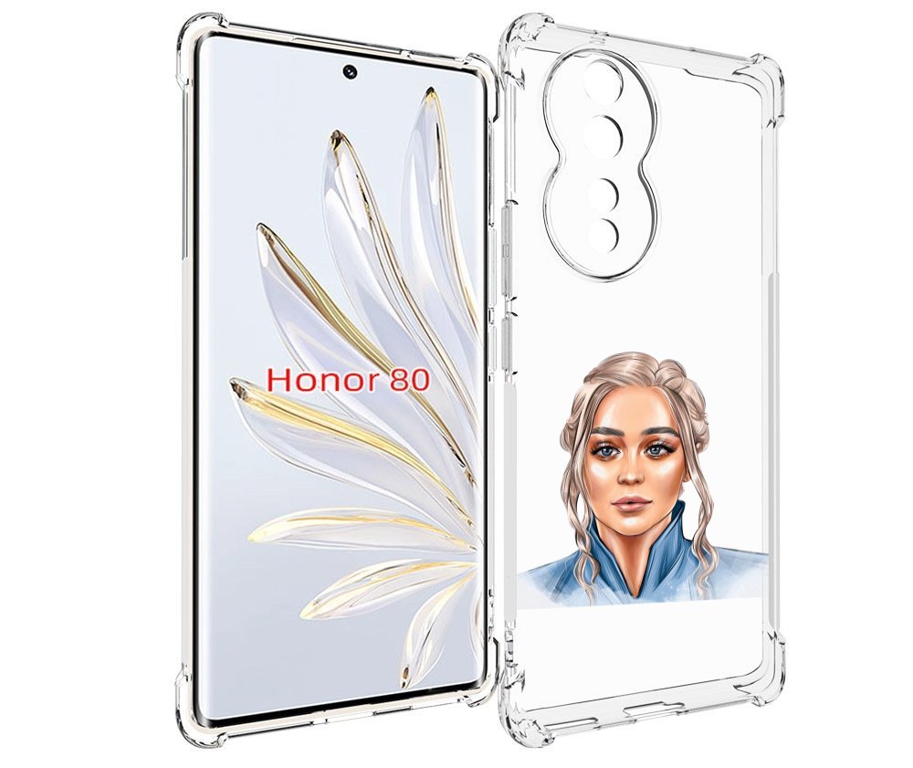 

Чехол MyPads красивая-нарисованная-девушка-блондинка женский для Honor 80, Прозрачный, Tocco