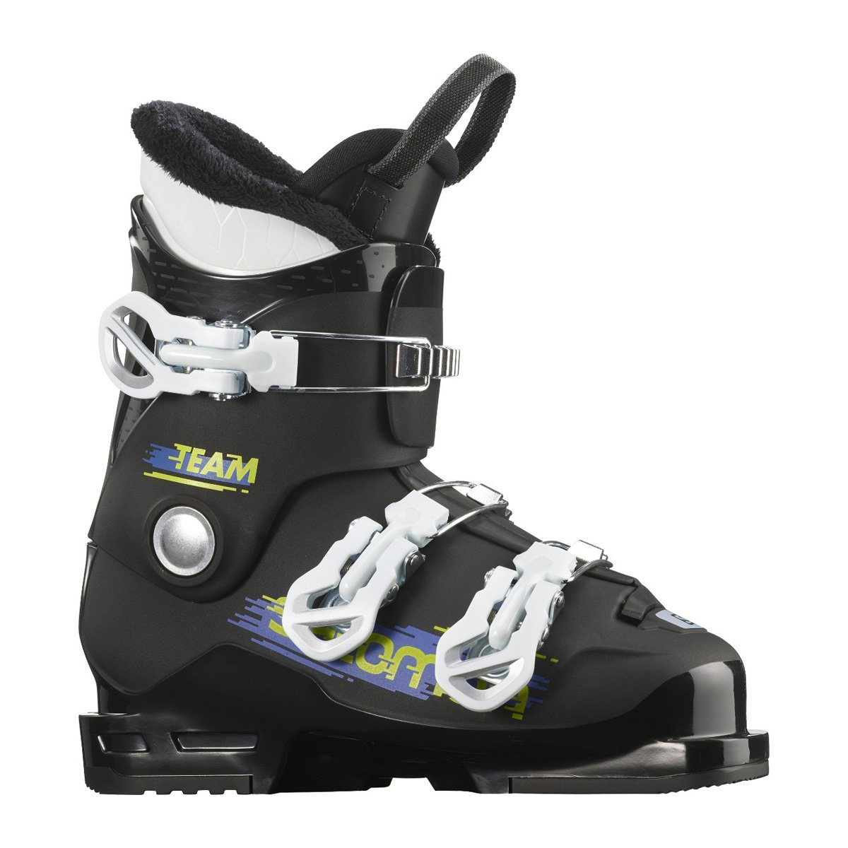 фото Горнолыжные ботинки salomon team t3 2022, black/white, 25-25,5 см